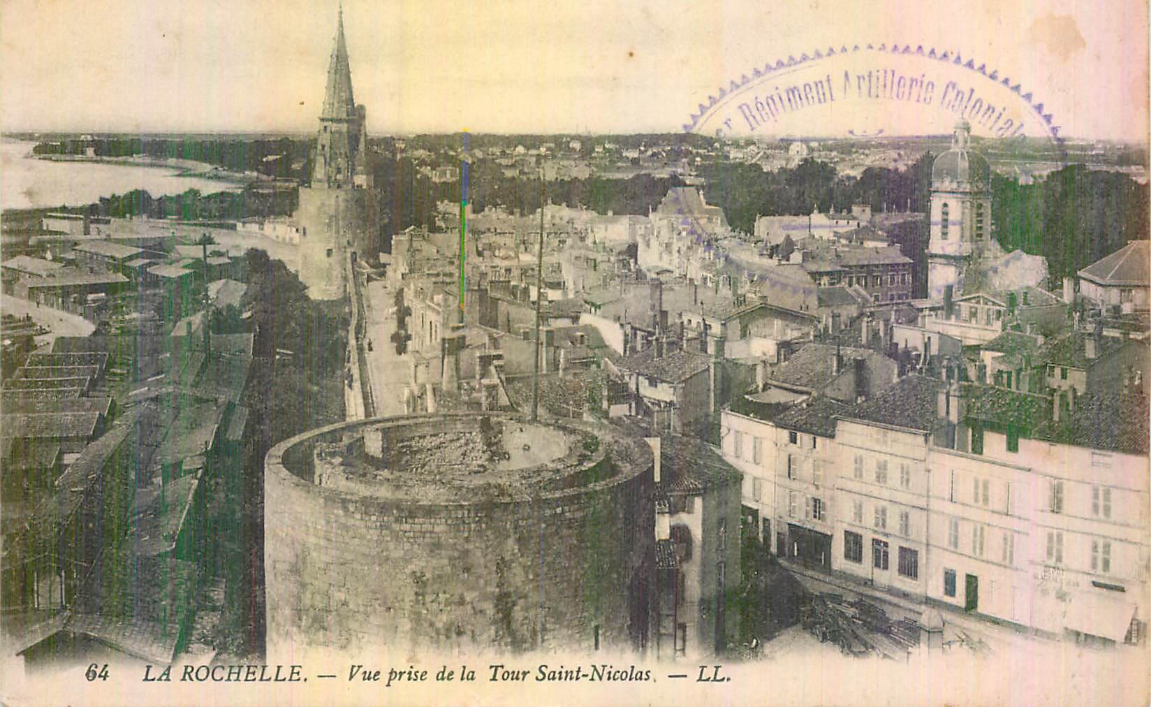 CPA La Rochelle Vue prise de la Tour Saint Nicolas