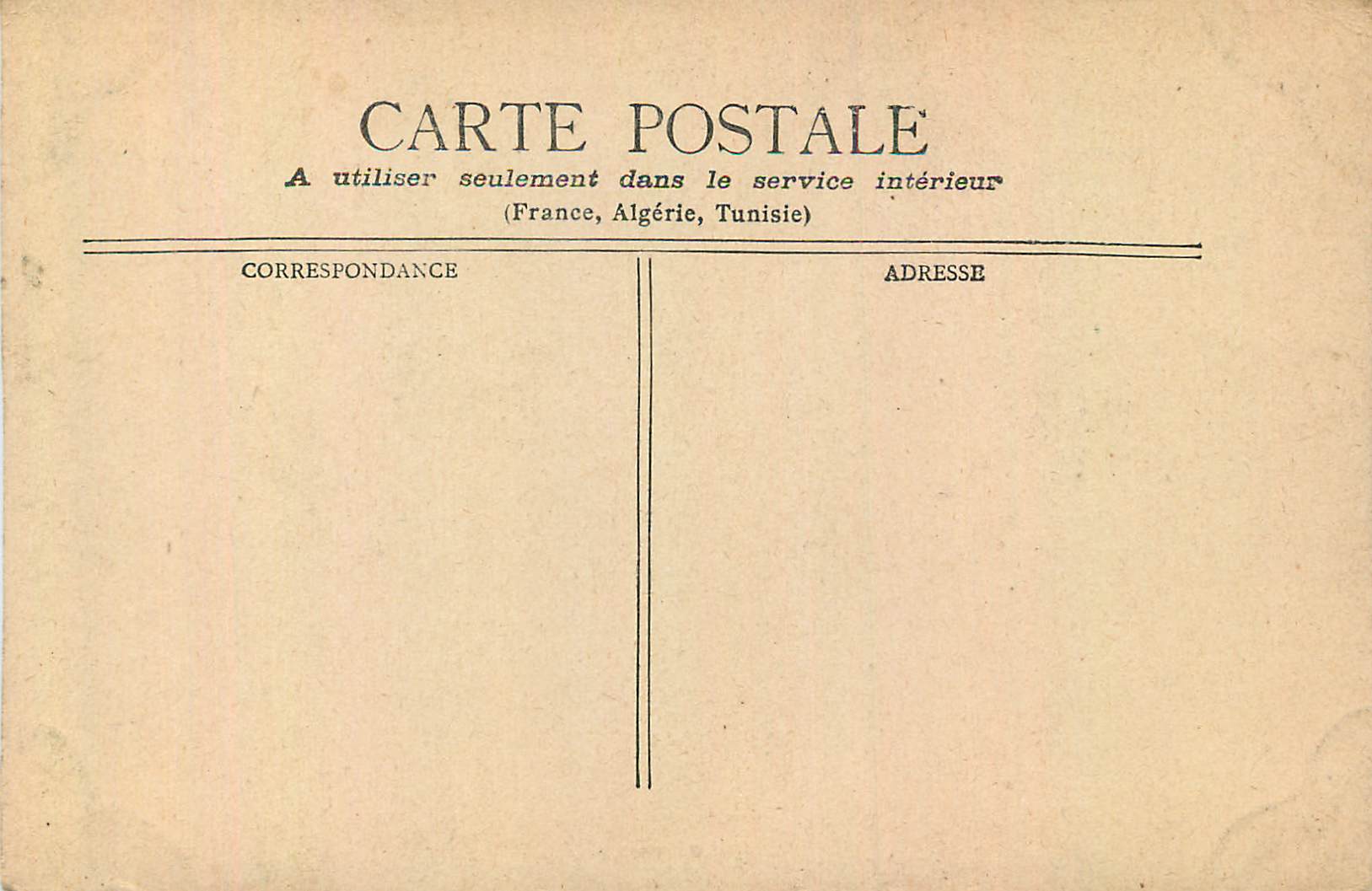 CPA Nice le Port — Verso