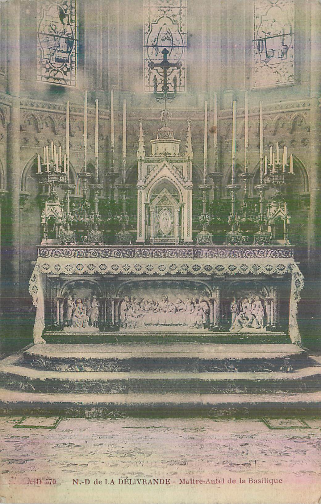 CPA N D de la Delivrande Maitre Autel de la Basilique