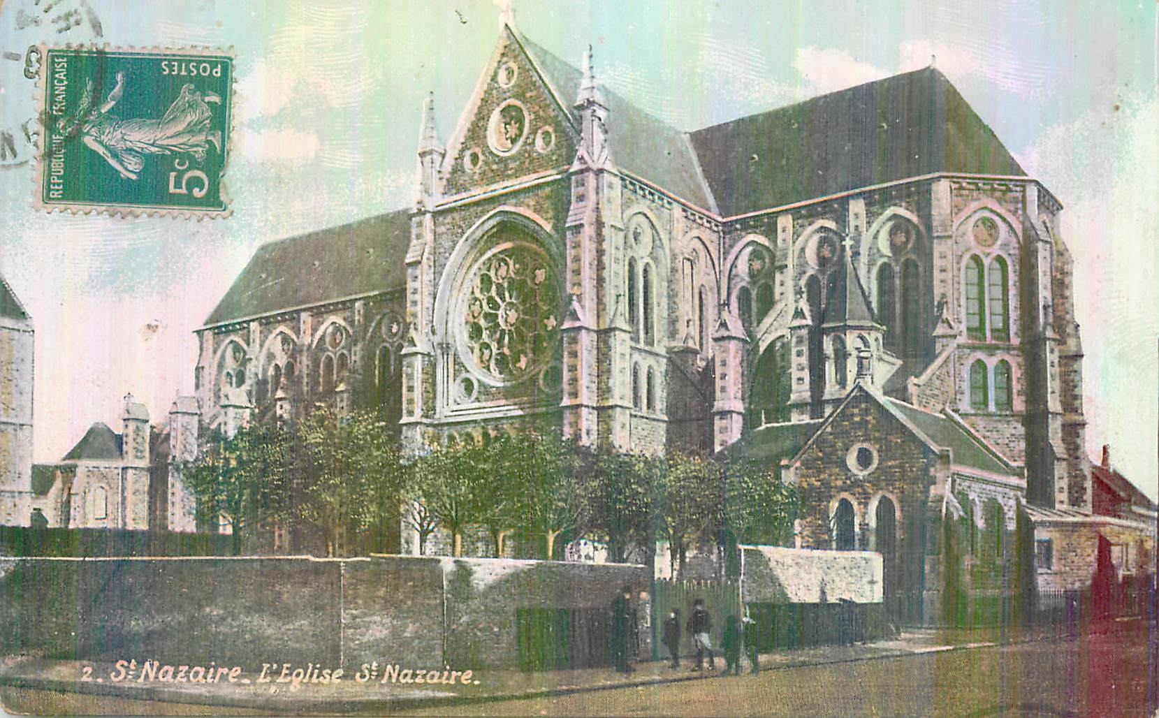 CPA St Nazaire L'Eglise St Nazaire