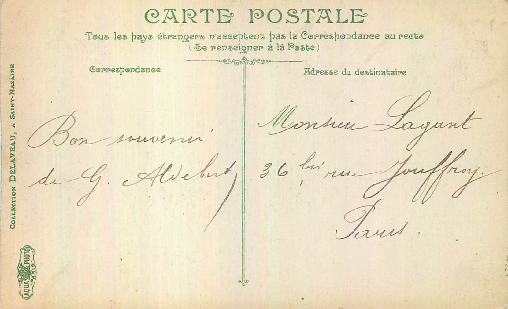 CPA St Nazaire L'Eglise St Nazaire — Rückseite