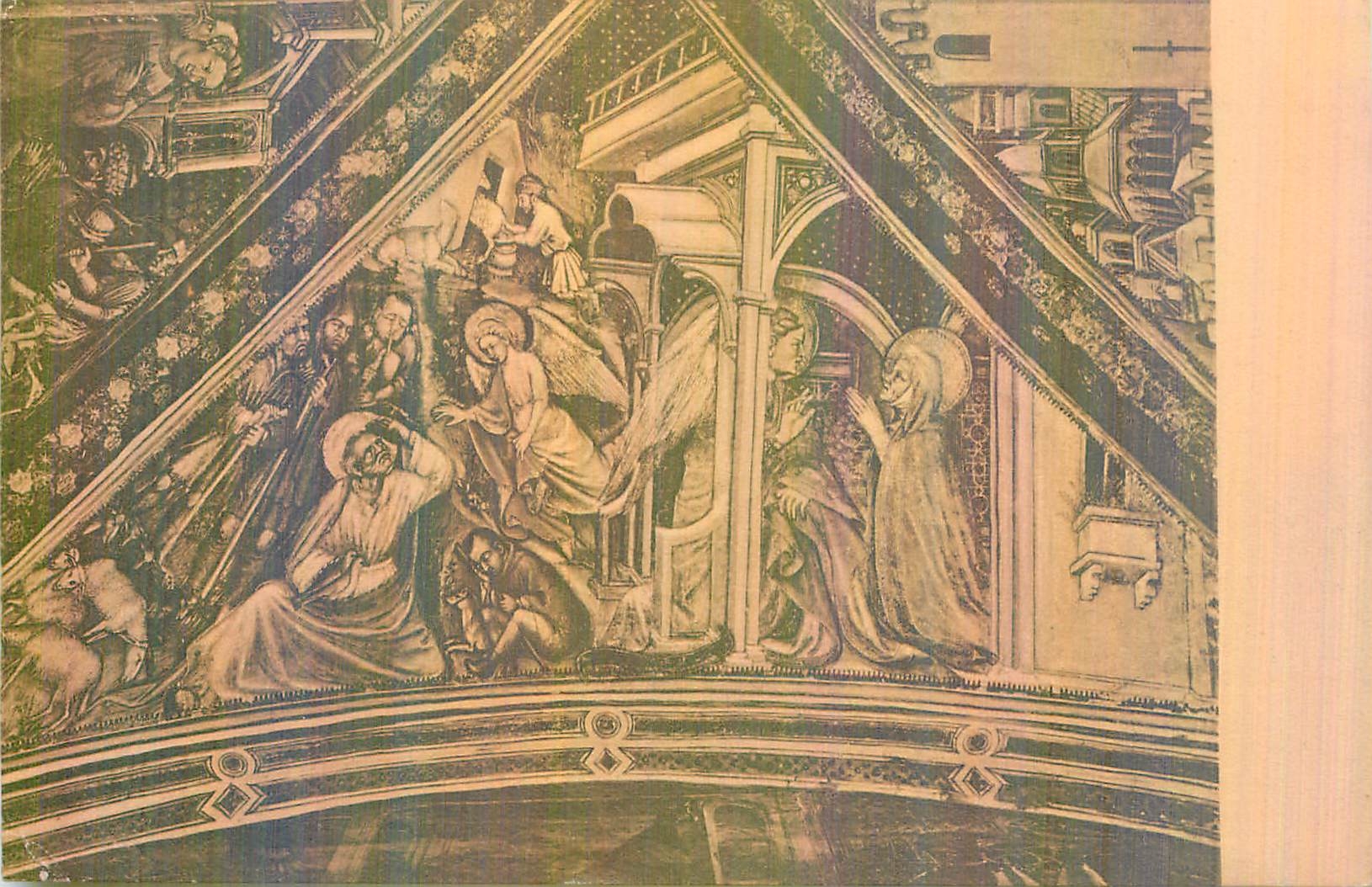 CPA Foligno Palazzo Trinci Un Angelo annunzia a San Giovacchino e S Anna Che Avranno prole (Ottavio Nelli)