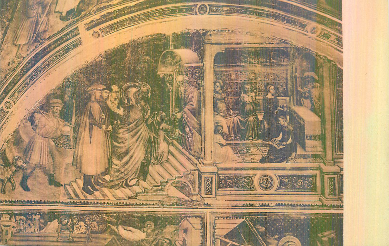 CPA Foligno Palazzo Trinci Presentazione diMaria Vergine al Tempio (Ottavio Nelli)