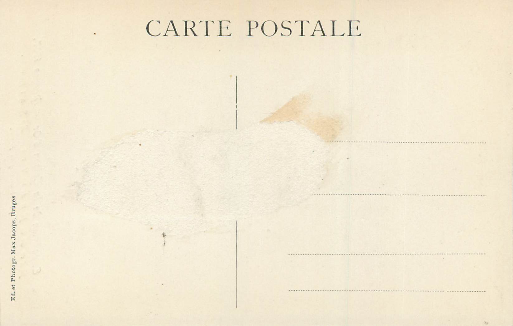 CPA Exposition de la Toison d'or Bruges 197 Maitre de la Mort de la Vierge La Sainte Famille F Kleinberger Paris — Rückseite