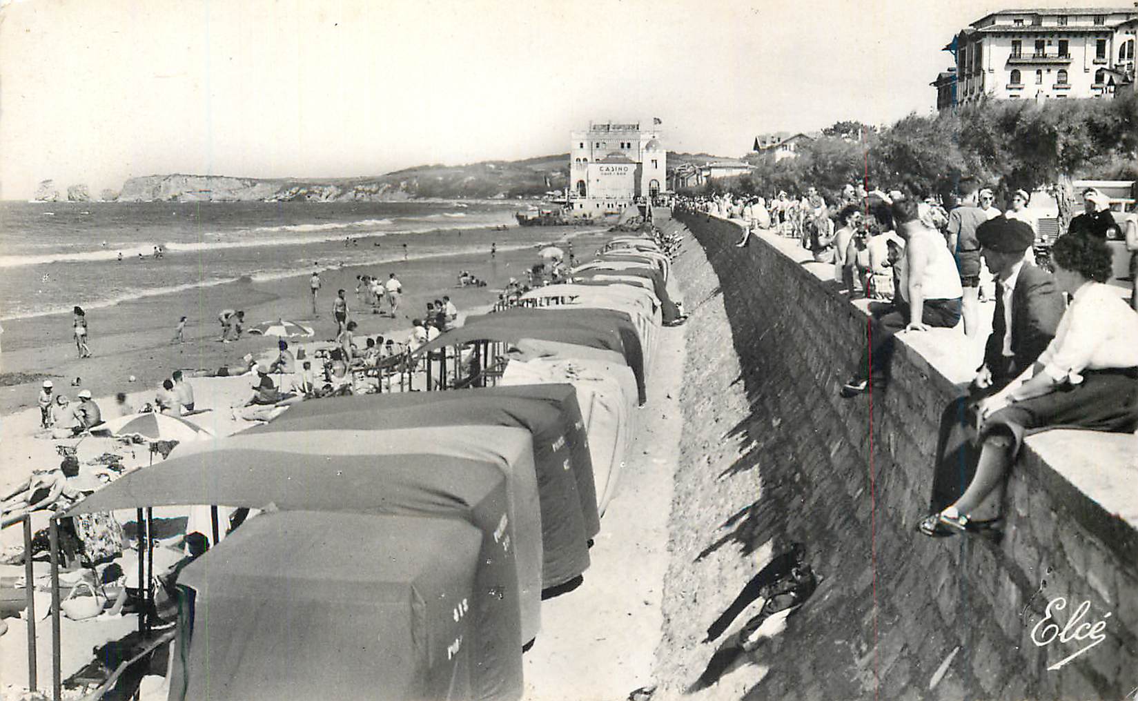 Hendaye-Plage — La Promenade et le Casino — L. Chatagneau, Bordeaux
