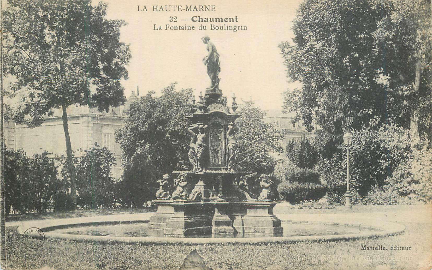 La Fontaine du Boulingrin — Chaumont (Haute-Marne) — Marielle, éditeur