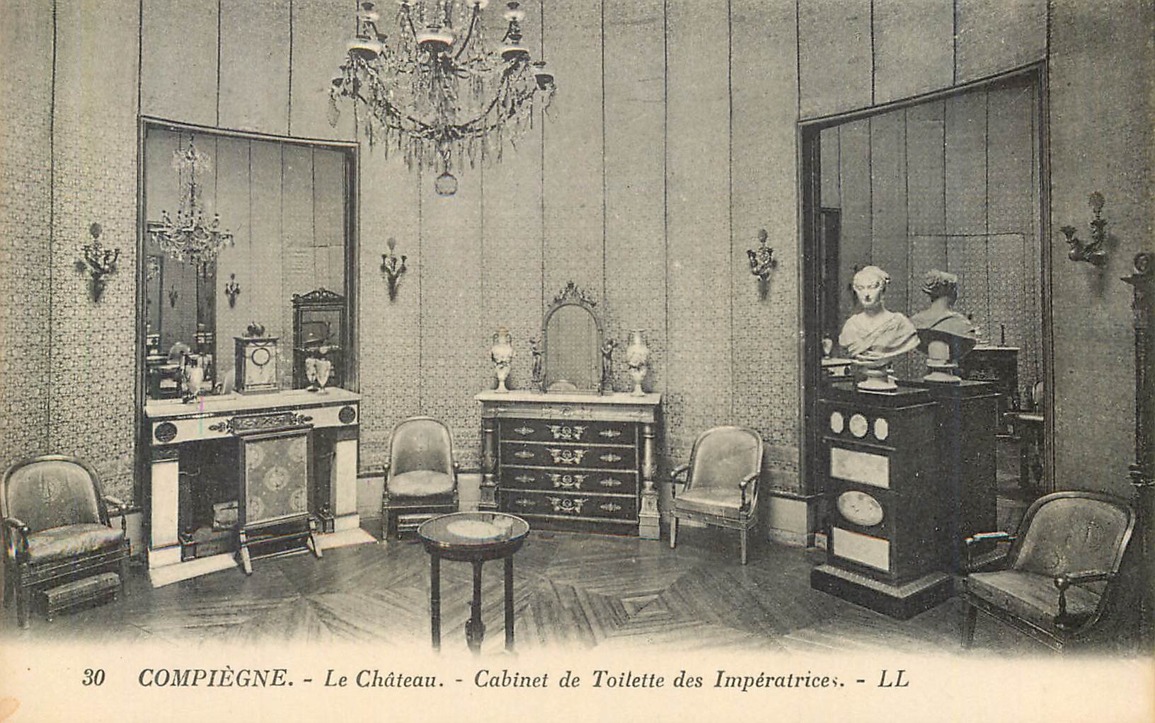 CPA Compiegne Le Chateau Cabinet de Toilette des Imperatrices
