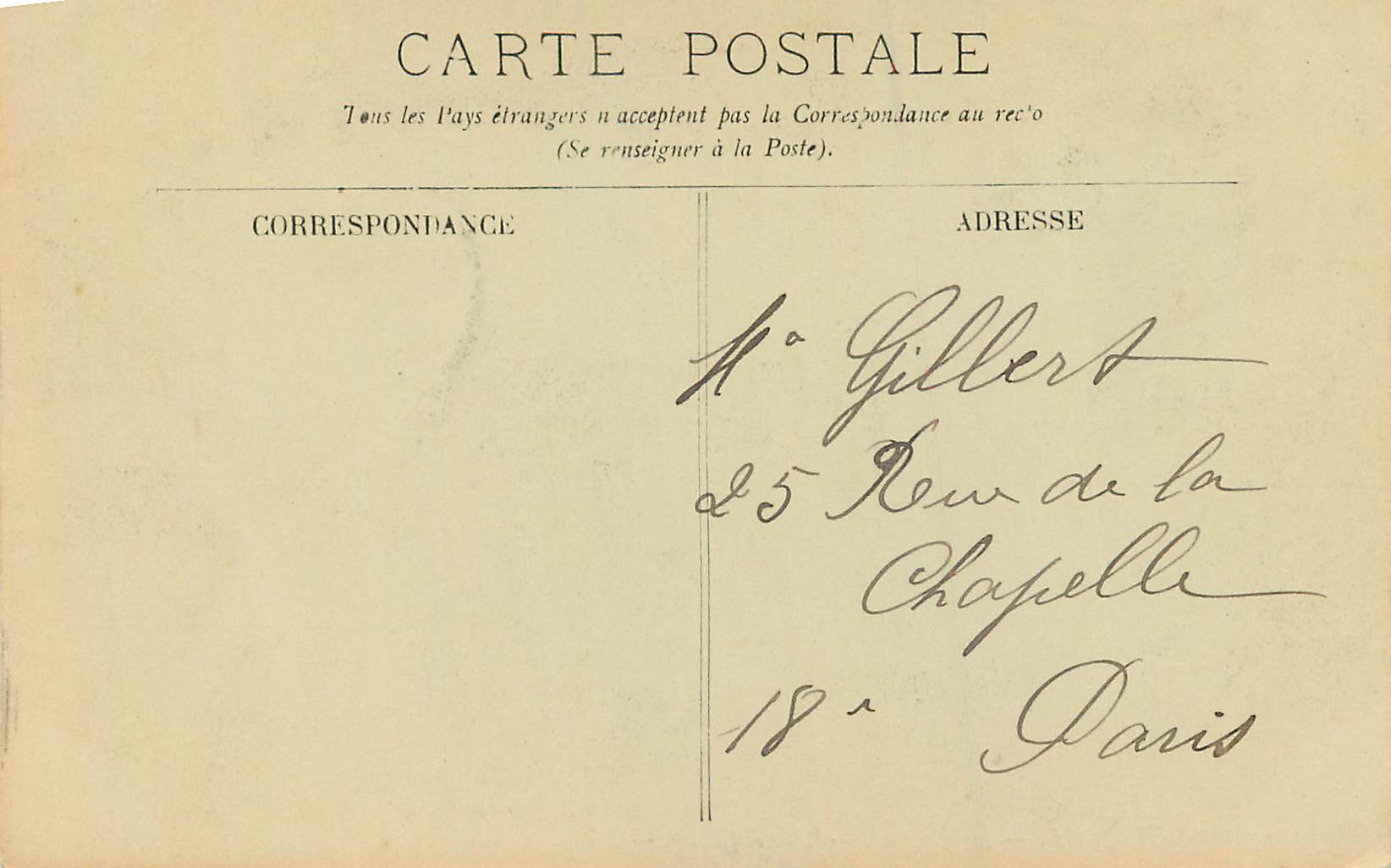 CPA Compiegne Le Chateau Salle des Fetes — Rückseite