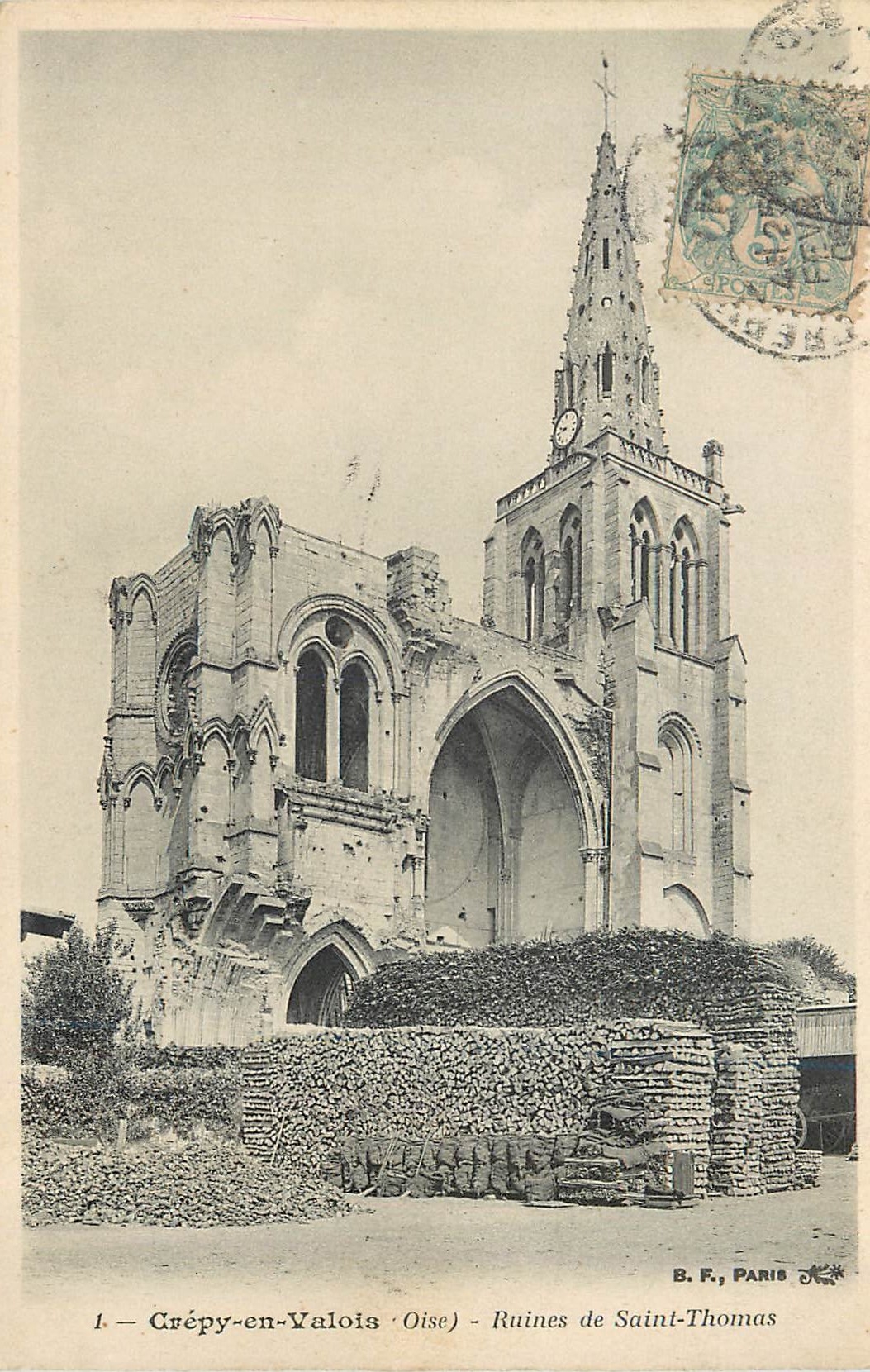 Crépy-en-Valois - Ruines de Saint-Thomas — B. F., Paris