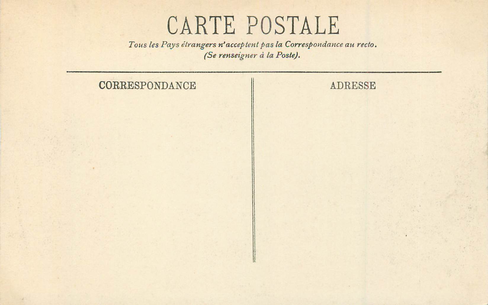CPA Pierrefonds Le Chateau et l'Eglise — Rückseite