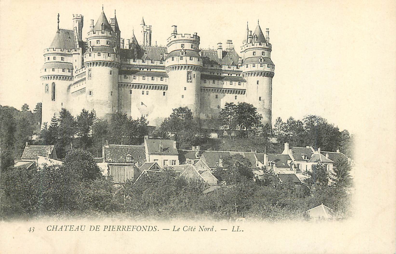 CPA Chateau de Pierrefonds Cote Nord
