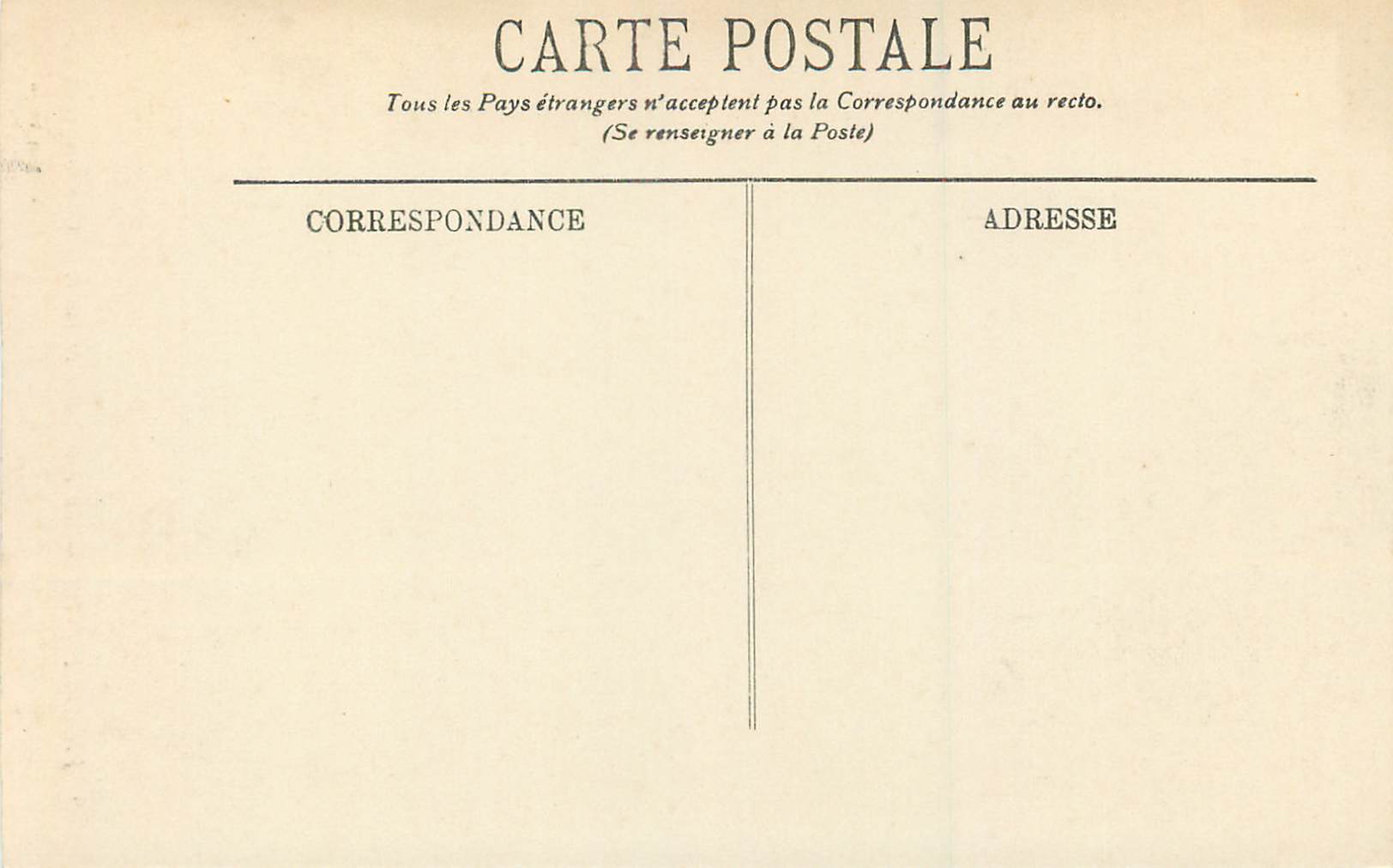 CPA Pierrefonds La Rue Notre Dame et le Chateau — Rückseite