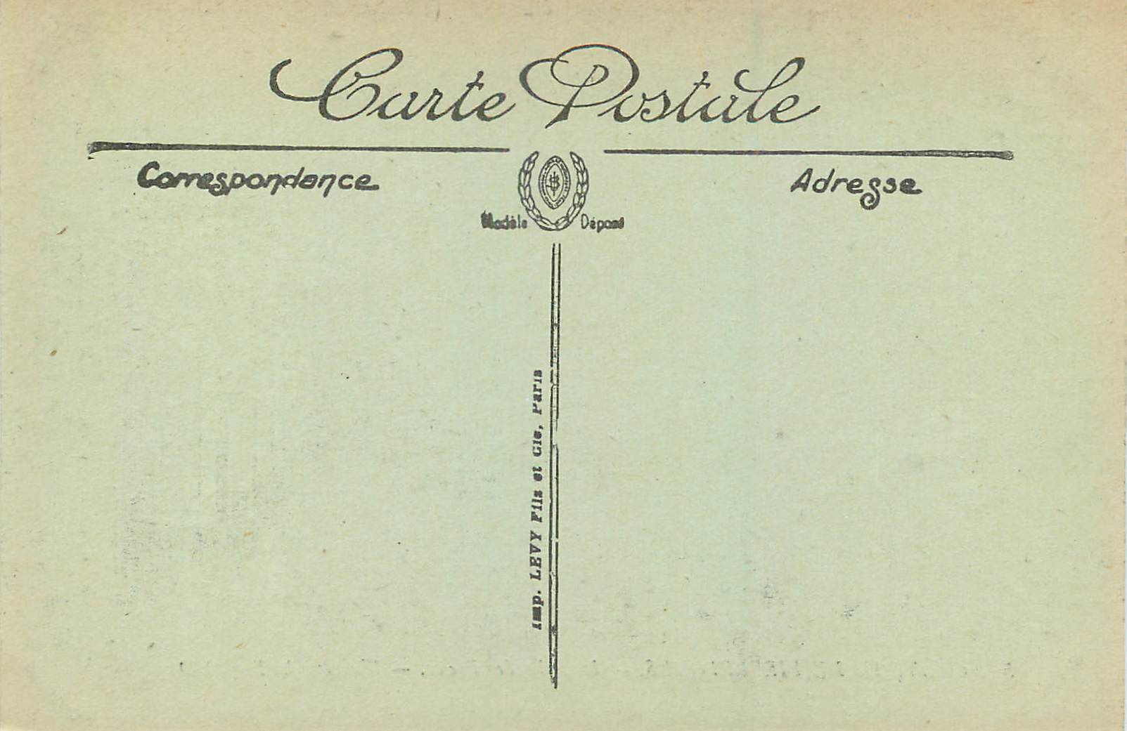CPA Chateau de Pierrefonds La Salle des Preux — Rückseite