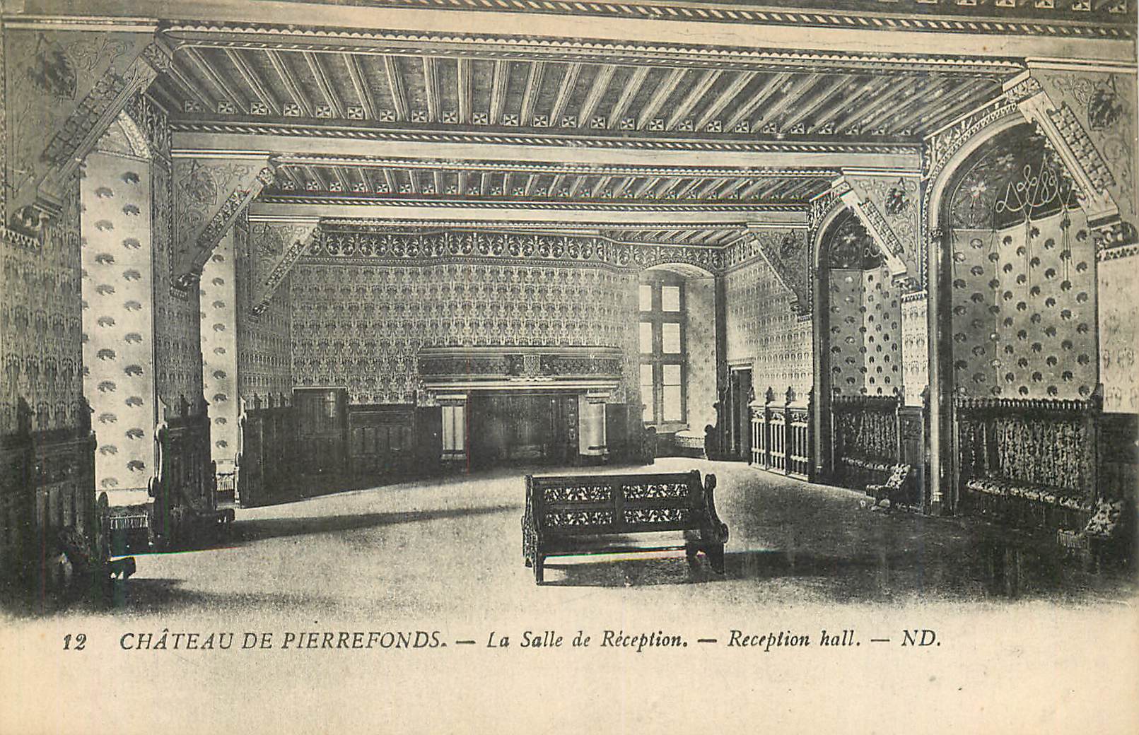 CPA Chateau de Pierrefonds La Salle de Reception