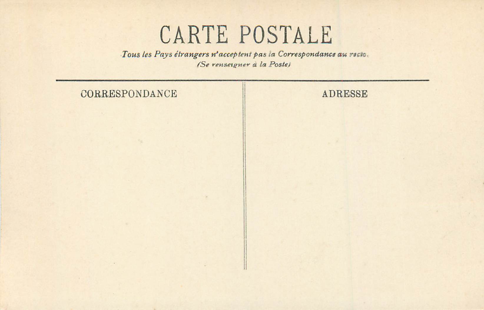 PierreFonds — La Cheminée de la Salle des Preux — Édition Varin, n°55 — Rückseite