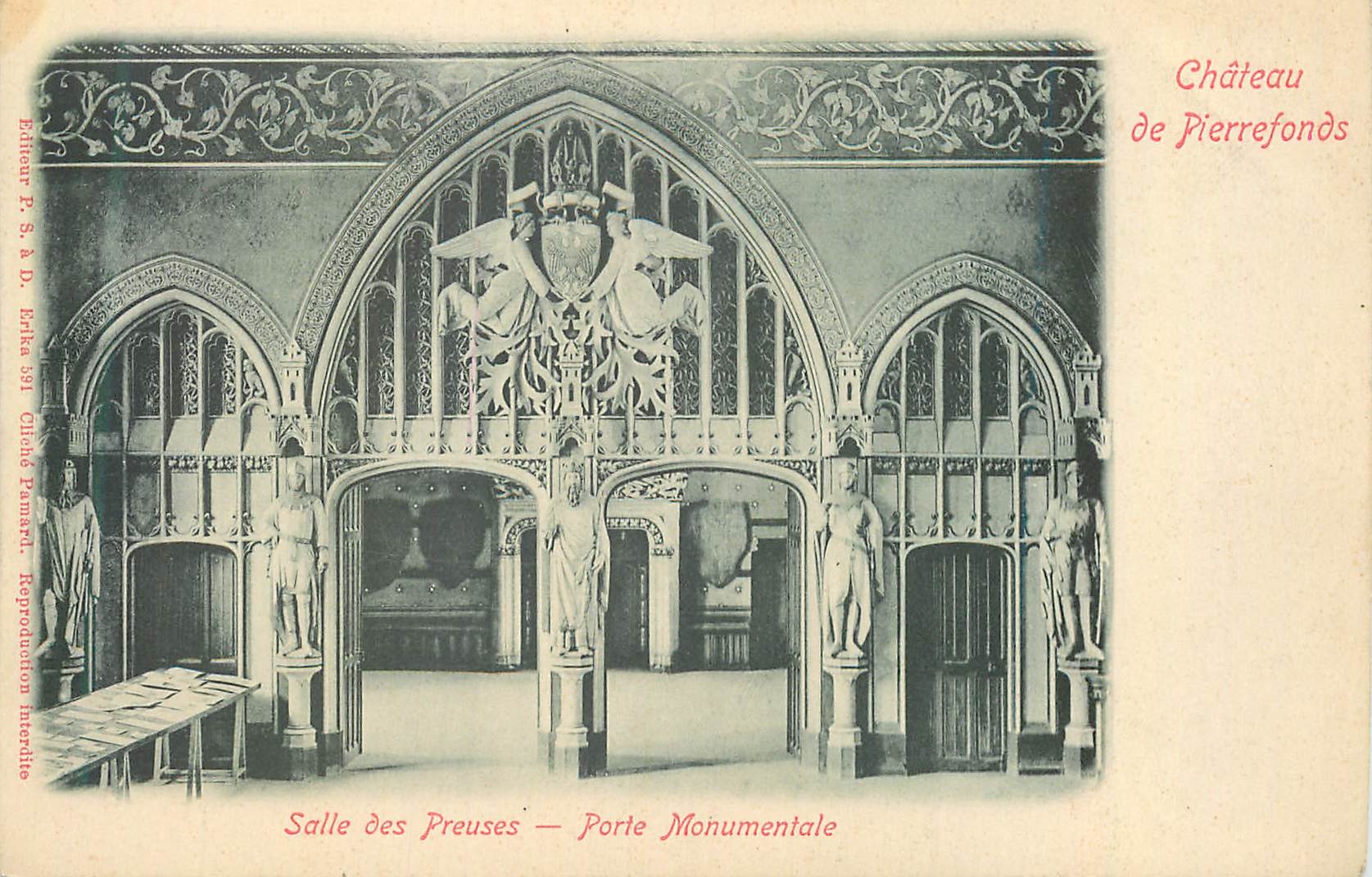 Salle des Preuses — Porte Monumentale — Château de Pierrefonds