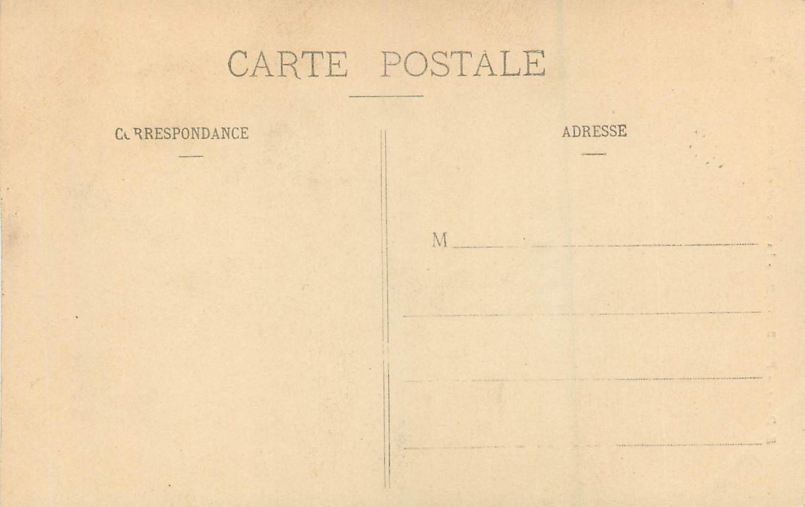 CPA Pierrefonds La Rue Notre Dame et la Chateau — Rückseite
