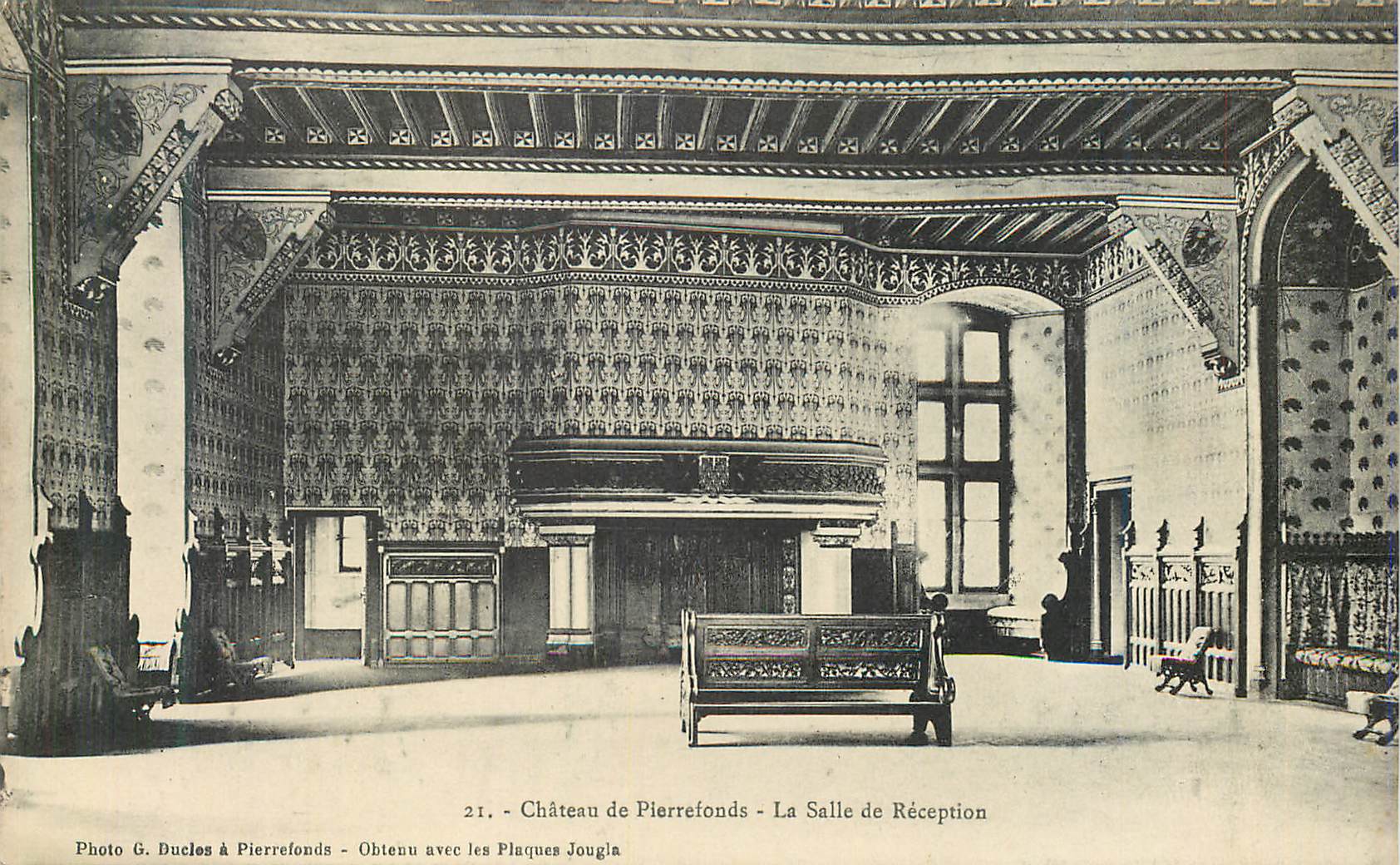 Château de Pierrefonds - La Salle de Réception — Photo G. Duclos à Pierrefonds, n°21