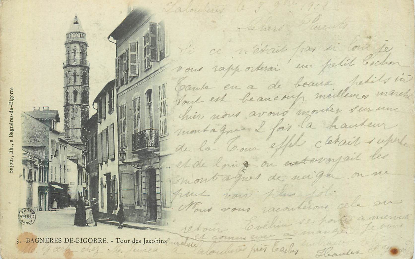 CPA Bagneres de Bigorre Tour des Jacobins