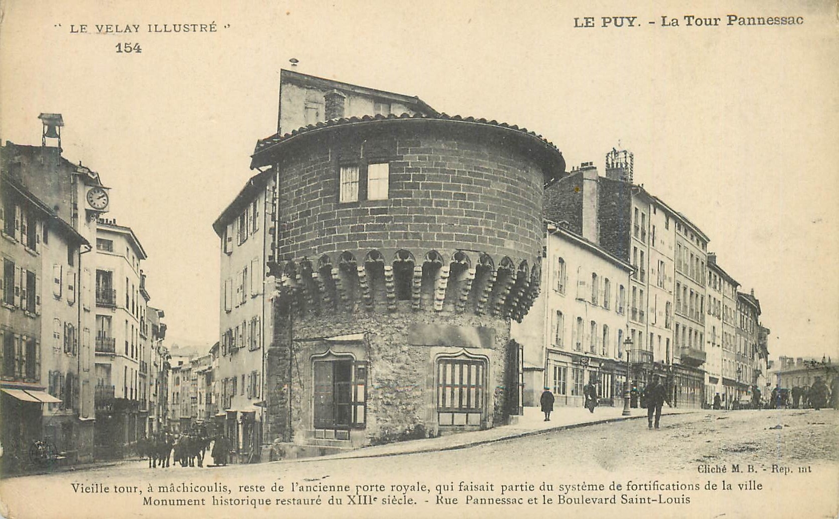 CPA Le Puy La Tour Pannessac Le Velay Illustre