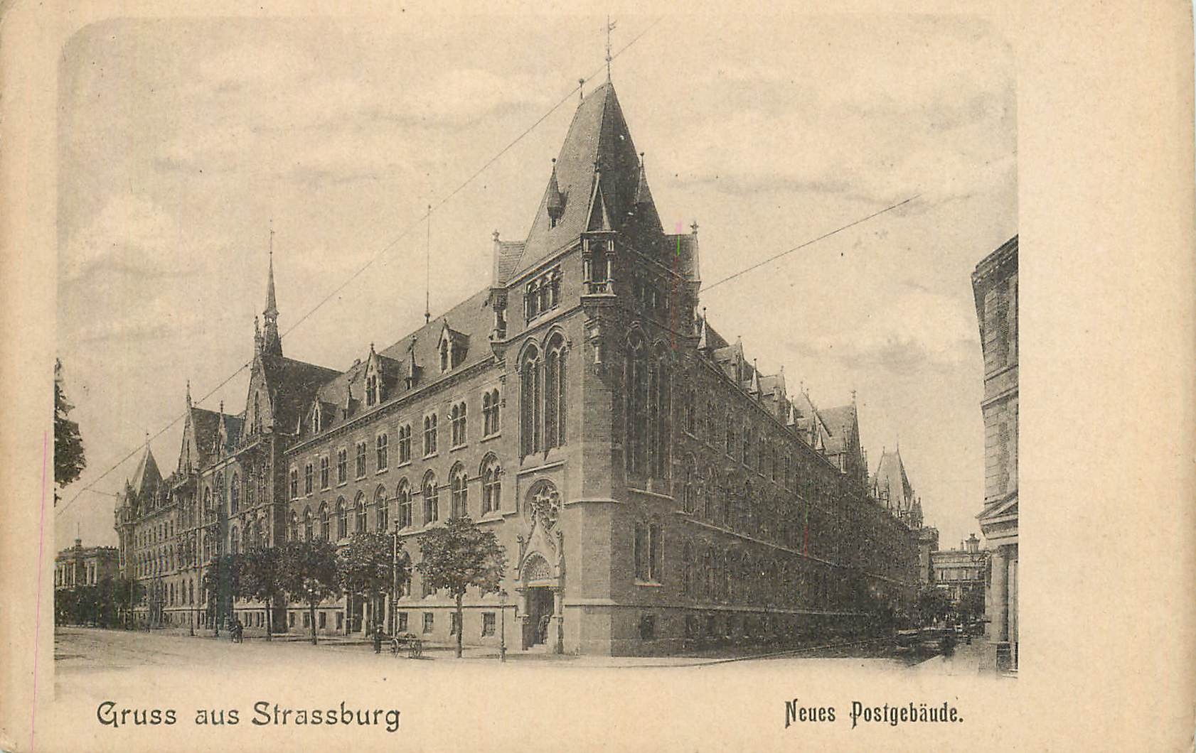 CPA Gruss aus Strassburg
