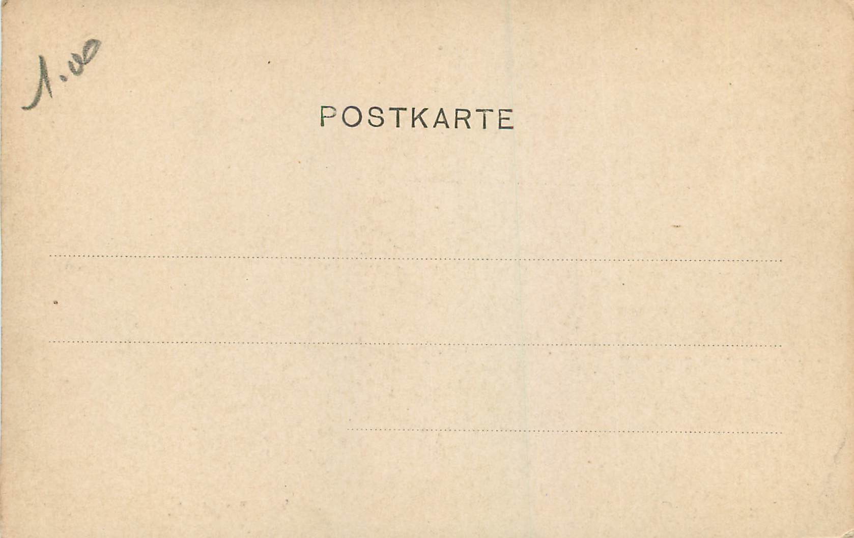 CPA Gruss aus Strassburg — Rückseite