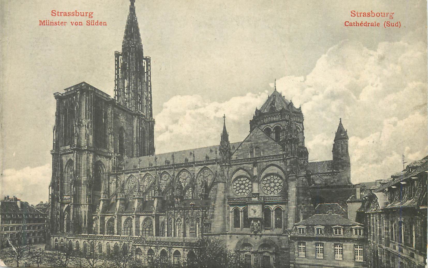 CPA Strasbourg Cathedrale (Sud)