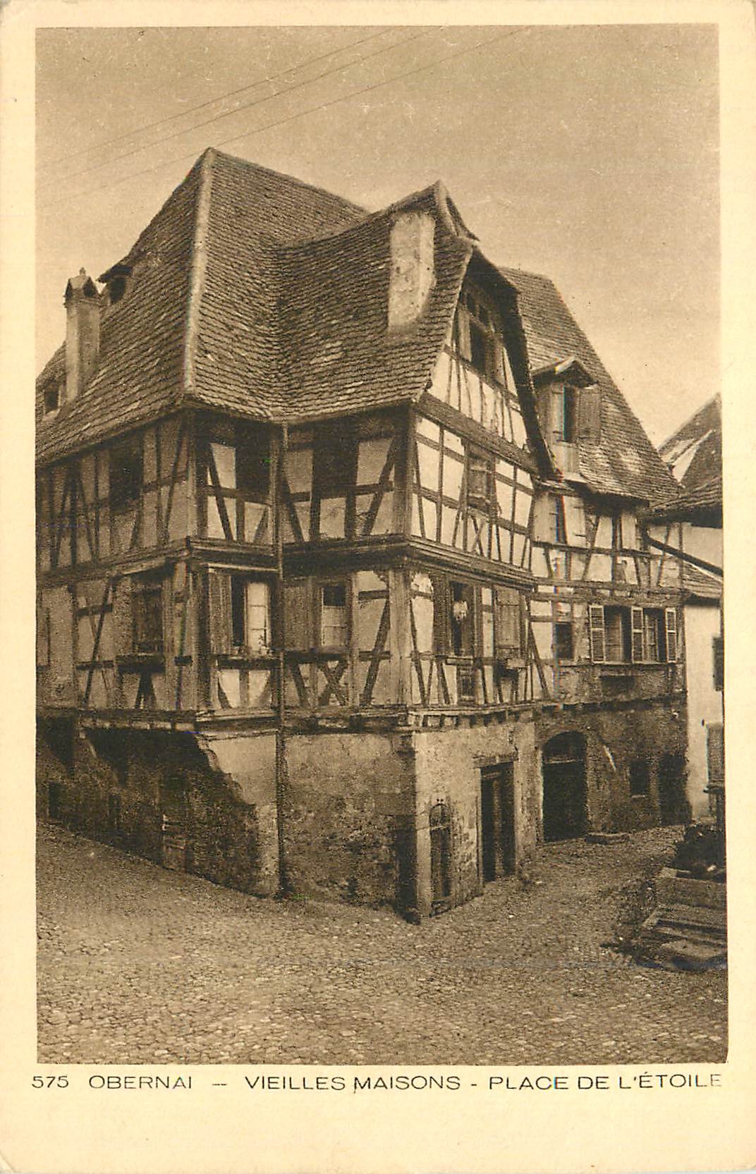 CPA Obernai Vieilles Maisons Place de l'Etoile