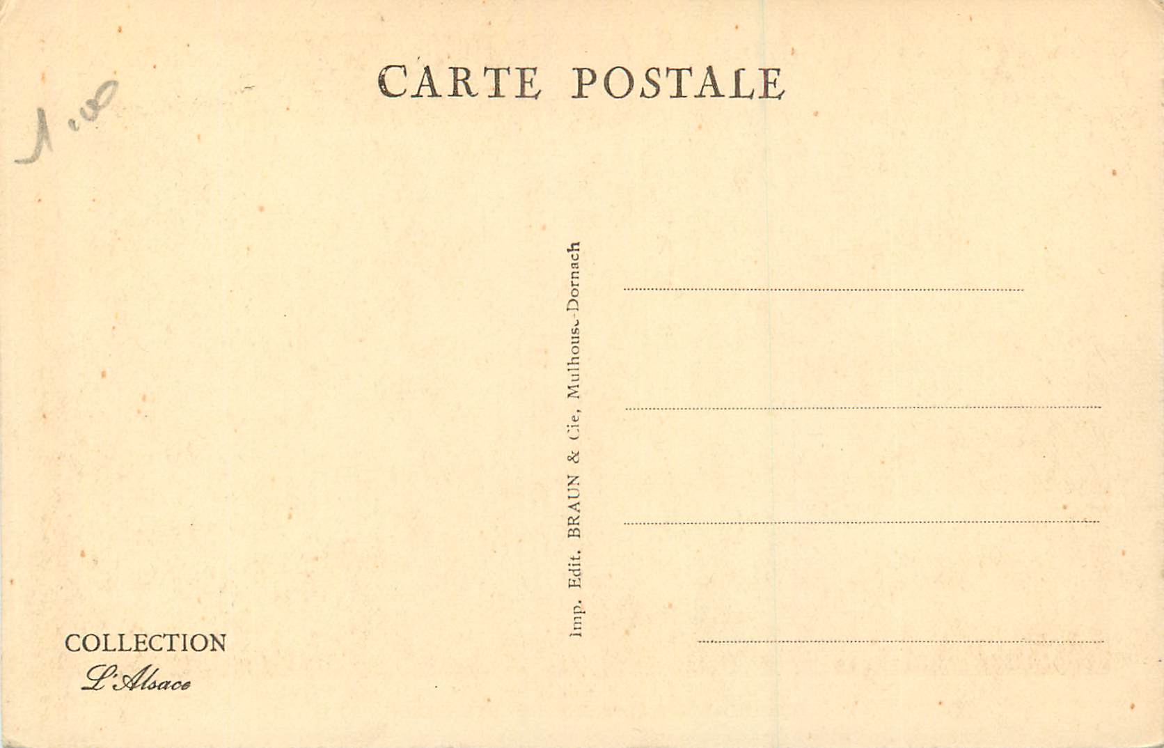 CPA Couvent du Mont Ste Odile Chapelle des Larmes Tombeau et chasse de Ste Odile — Rückseite