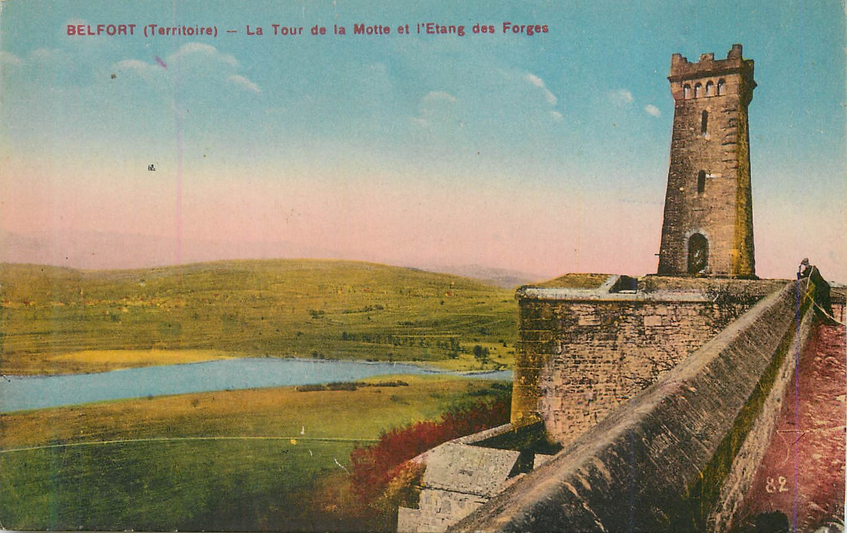 CPA Belfort (Territoire) La Tour de la Motte et l'Etang des Forges