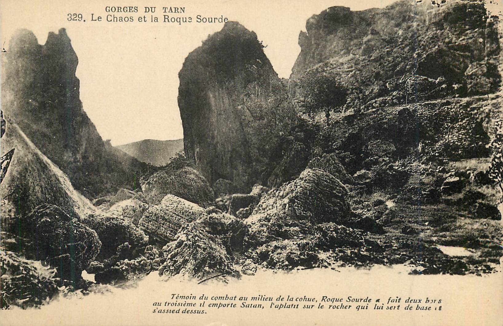 CPA Gorges du Tarn Le Chaos et la Roque Sourde