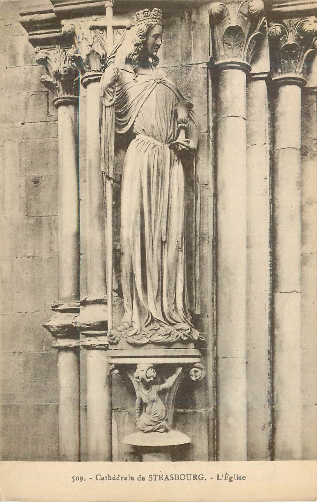CPA Cathedrale de Strasbourg L'Eglise