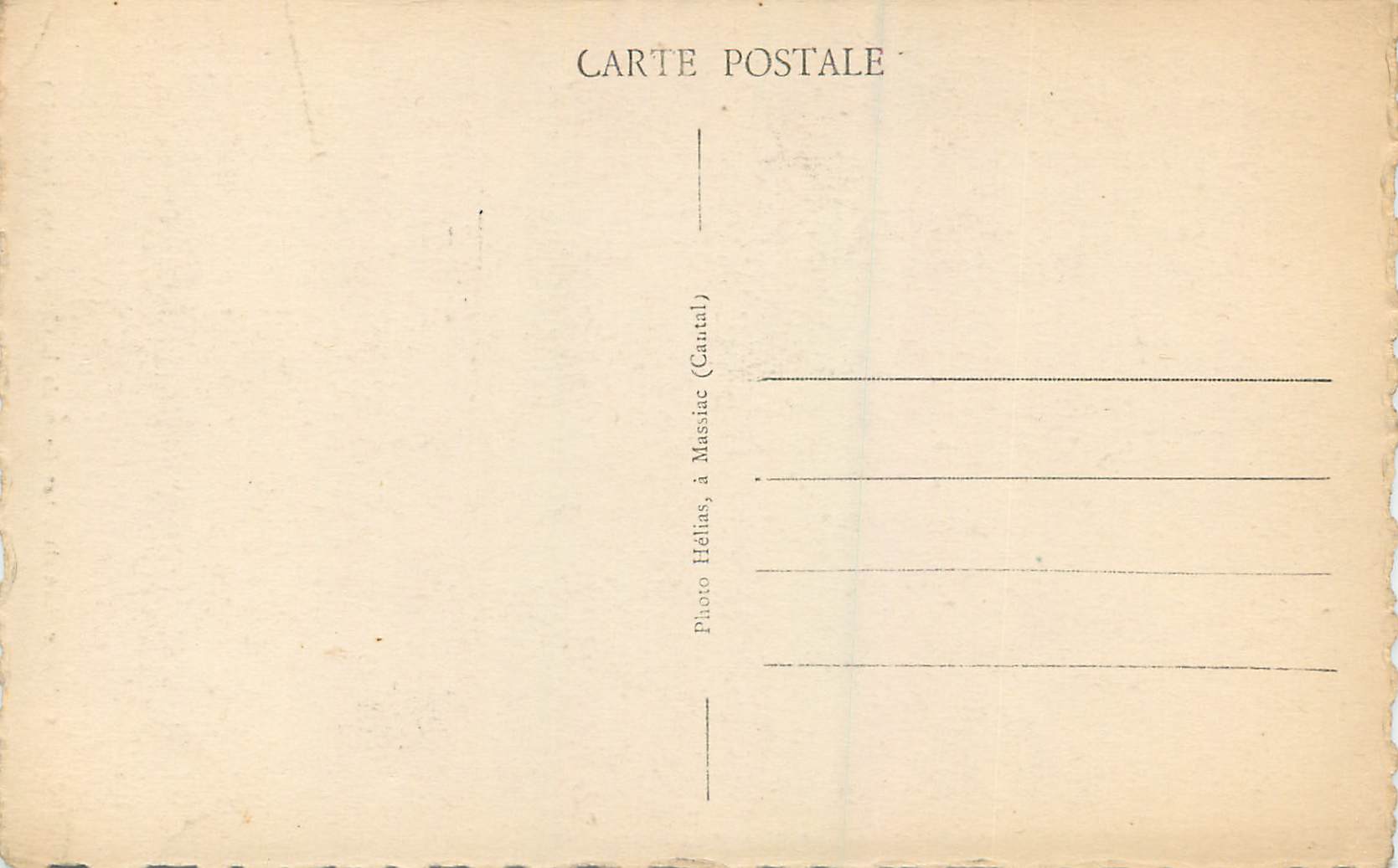 CPA Saint Flour (Cantal) Les Tours de la Cathedrale (XIVe Siecle) — Rückseite