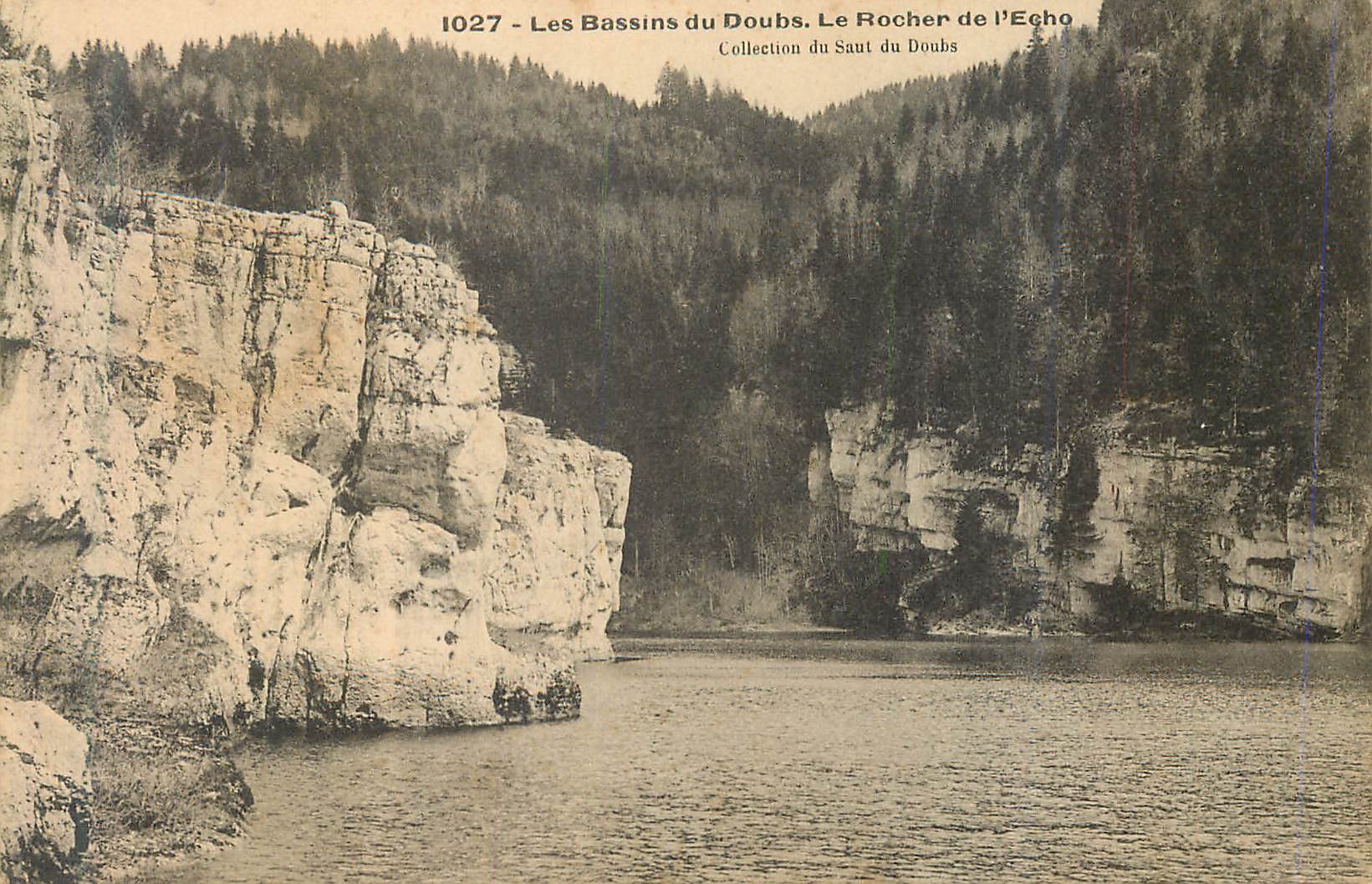 Les Bassins du Doubs — Le Rocher de l'Echo — Collection du Saut du Doubs