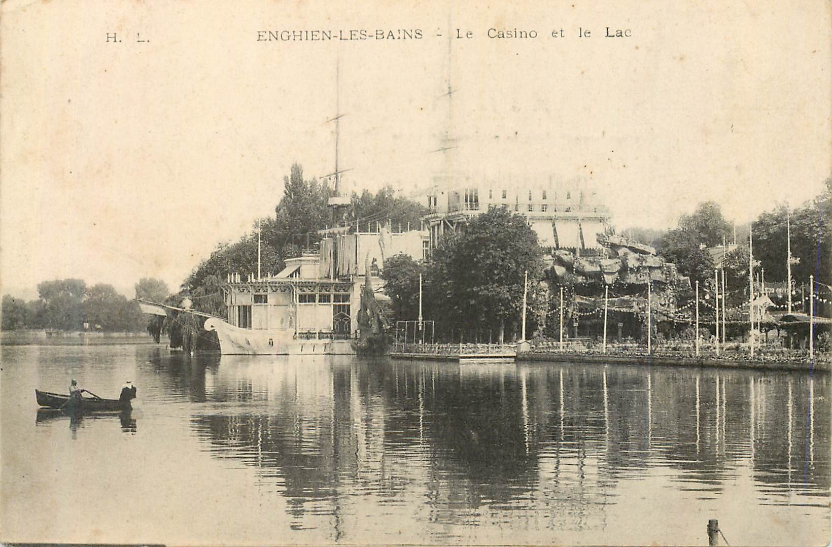 Enghien-les-Bains — Le Casino et le Lac — H. L.