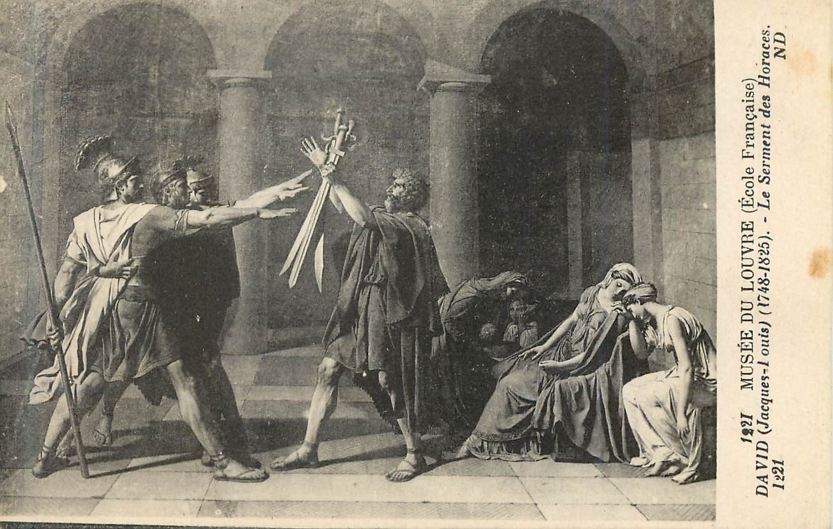 CPA Musee du Louvre (Ecole Francaise) David (Jacques Louis) (1748 1825) Le Serment de Horaces