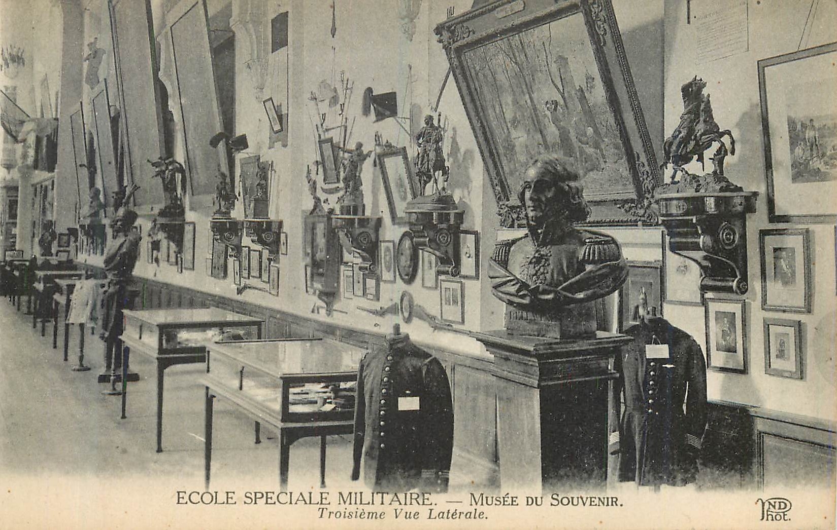 CPA Musee de Souvenir Ecole Speciale Militaire Troisieme Vue Laterale Militaria