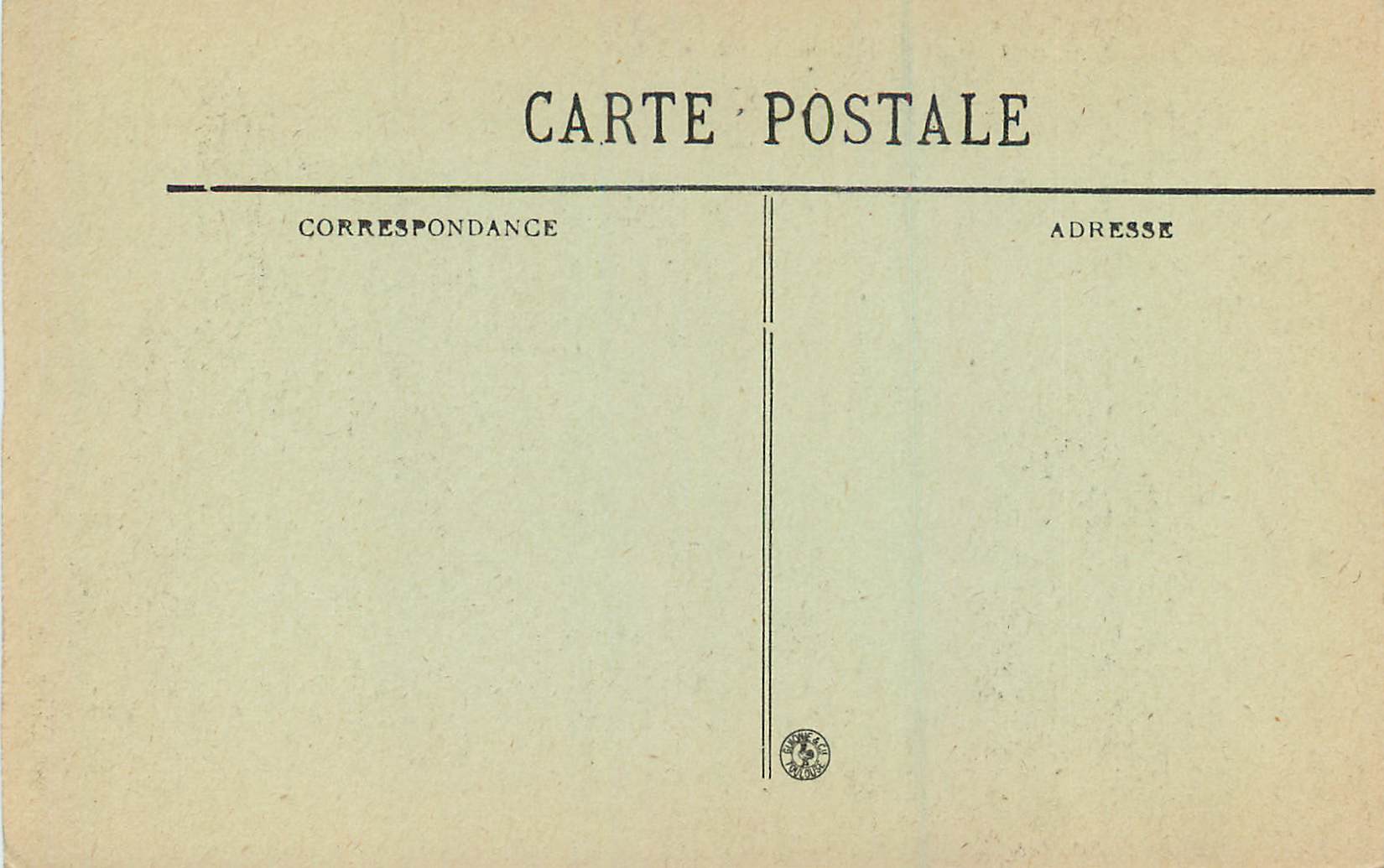 CPA Lyon Pont Tilsit Abside de St Jean Coteau de Fourvieres — Verso