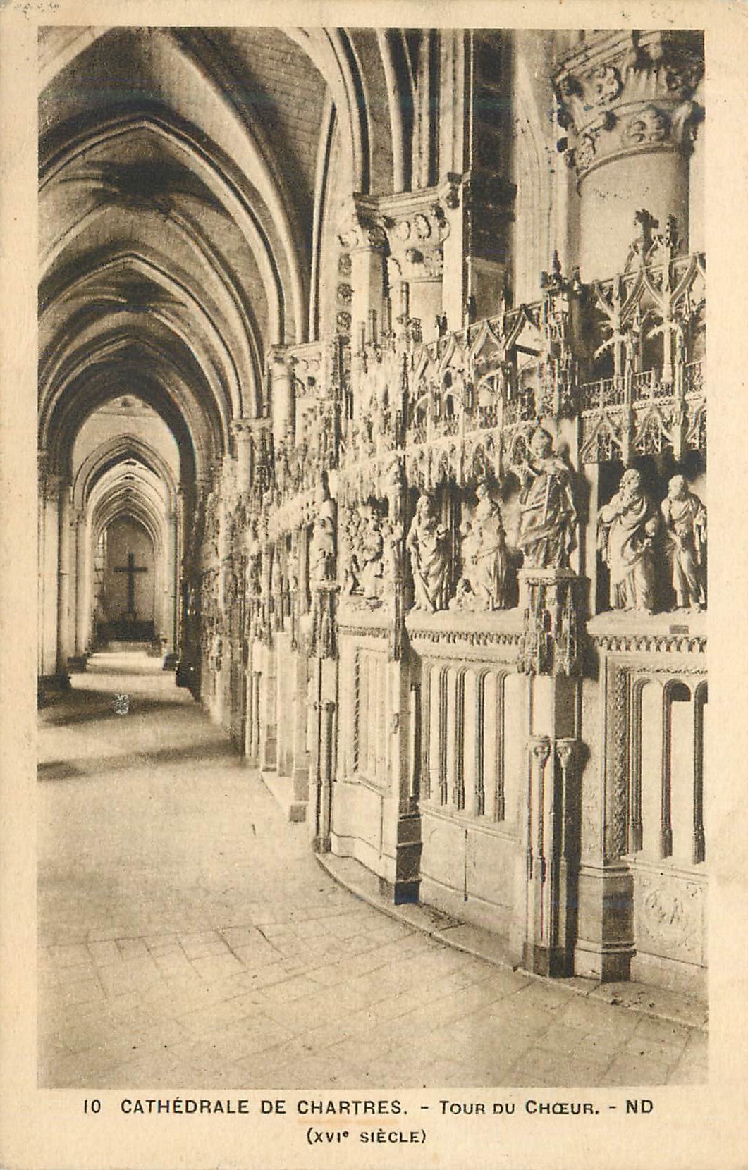 CPA Cathedrale de Chartres Tour du Choeur (XVIe S)