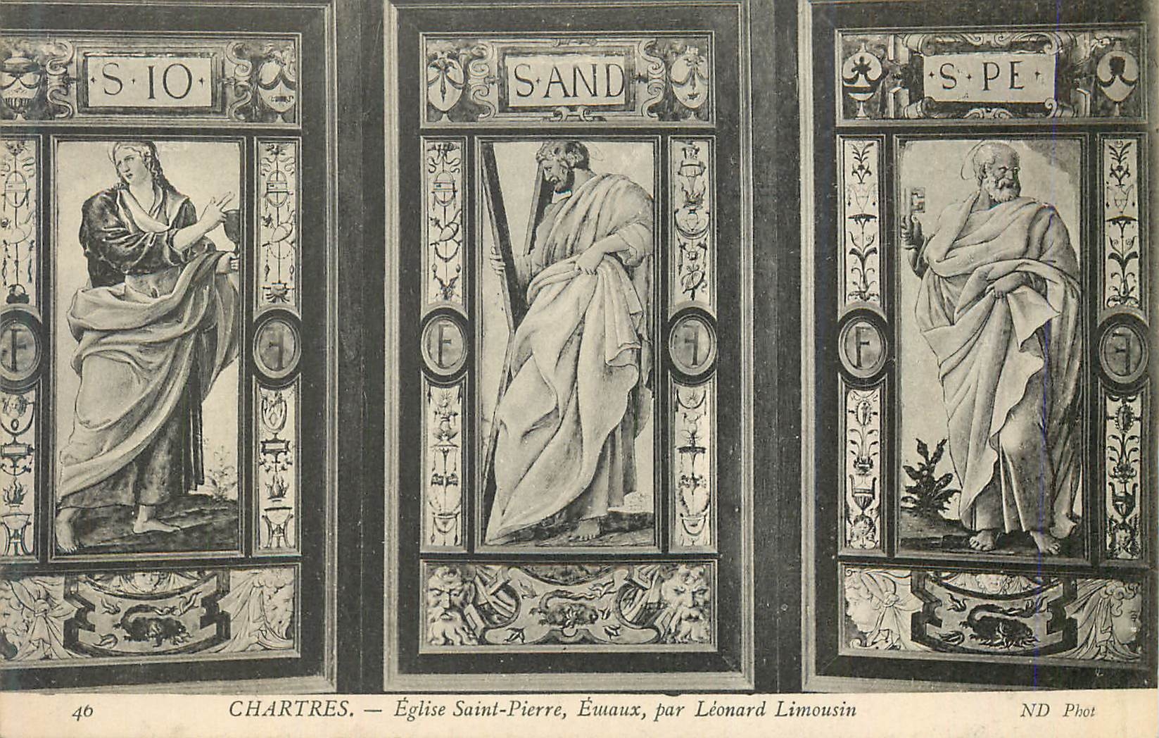 CPA Chartres Eglise Saint Pierre Eutaux par Leonard limousin