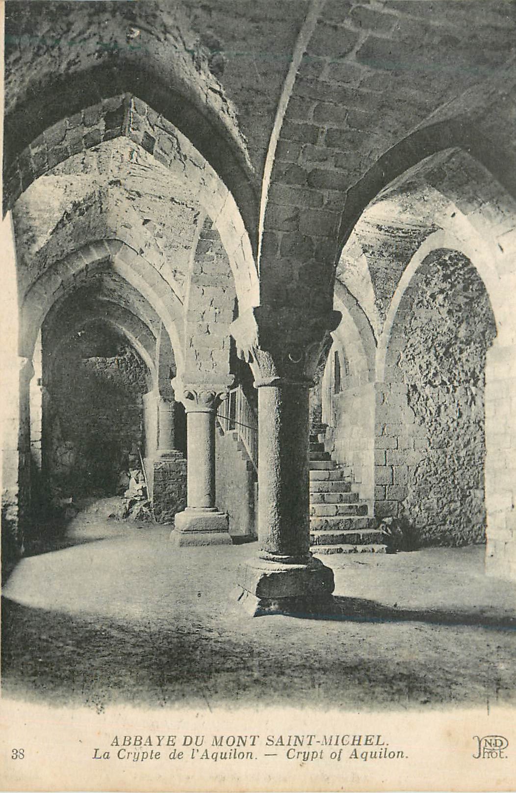 Abbazia del Mont Saint-Michel — La Cripta dell'Aquilon — JND Fot.