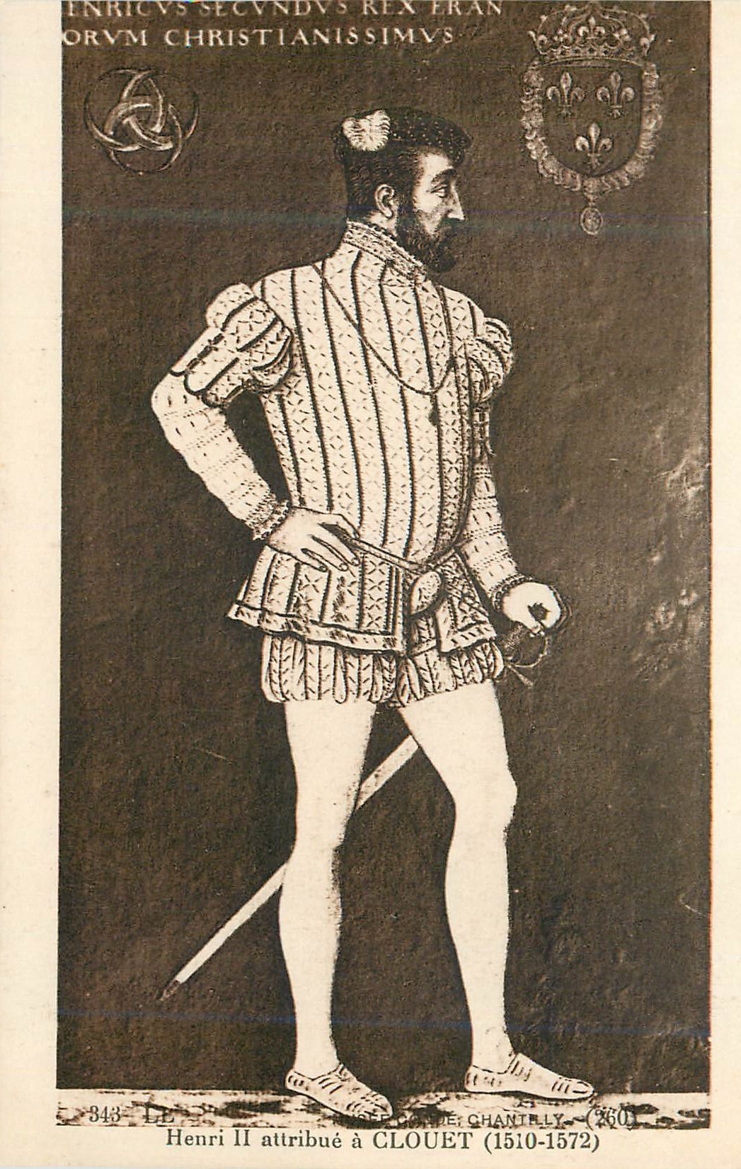 Henri II — attribué à Clouet (1510-1572) — Éditeur : Des Arts Photomecaniques, Strasbourg
