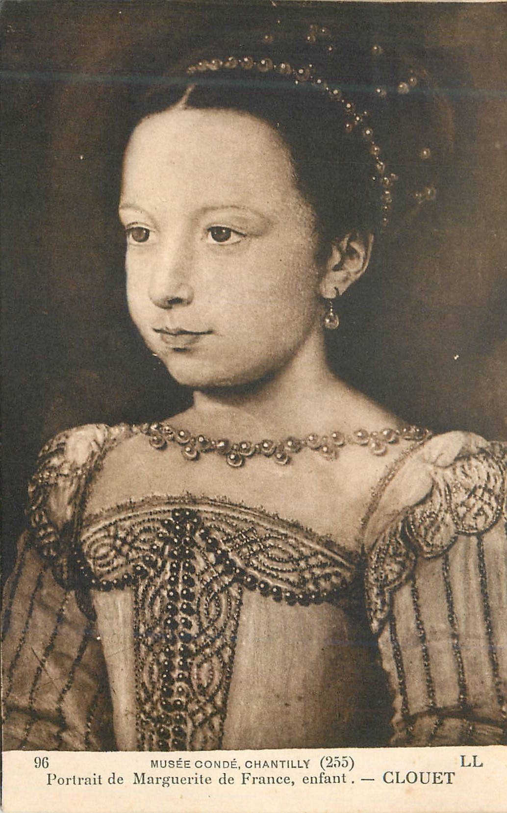 CPA Musee Conde Chantilly Portrait de Marguerite de France Enfant Clouet