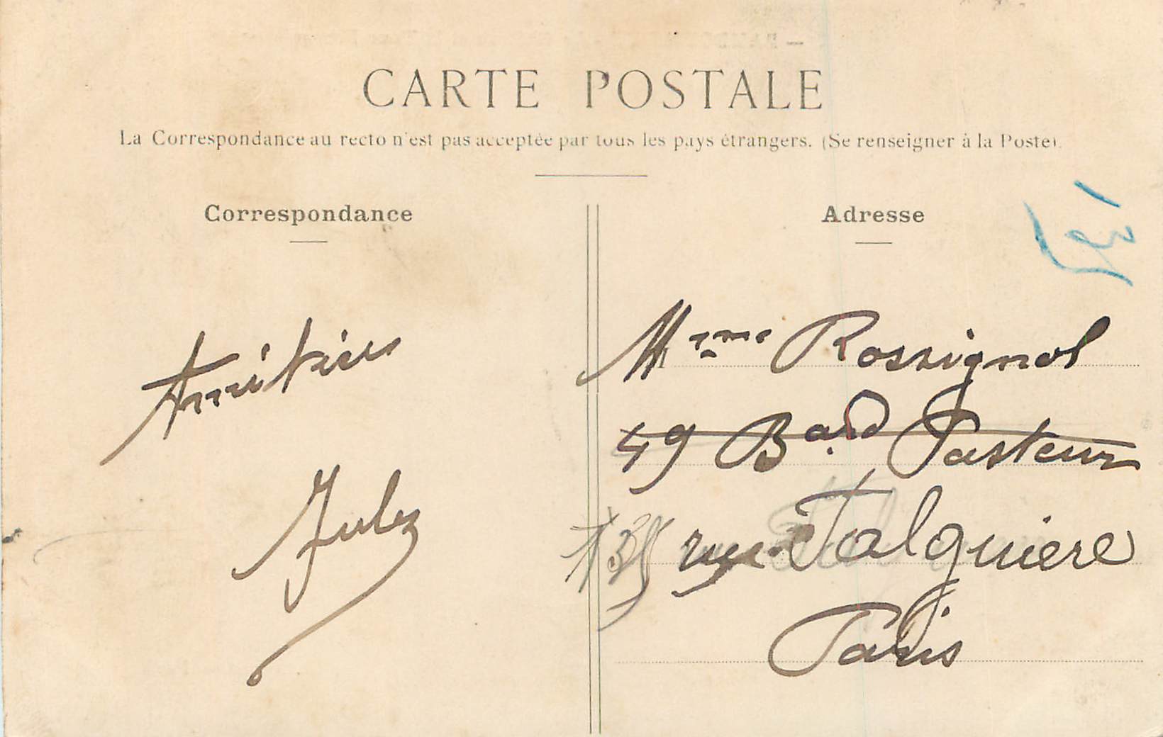 CPA Rambouillet Le Chateau et la Tour Francois 1er — Back