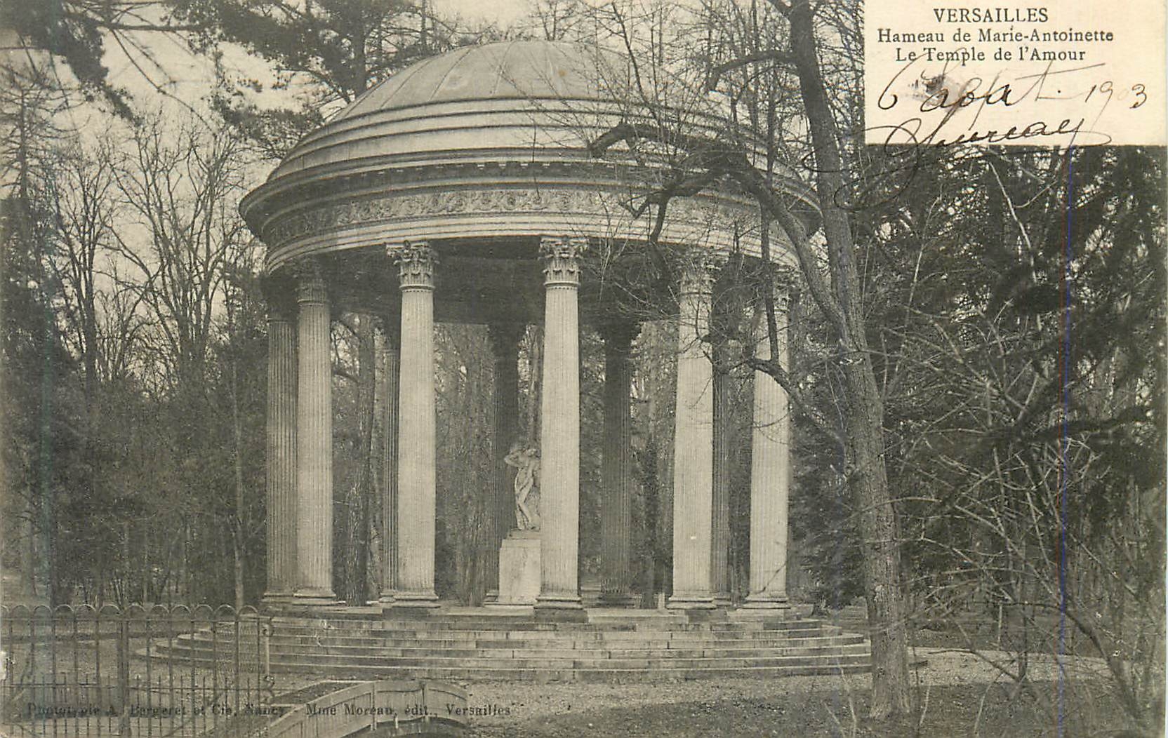 CPA Versailles Hameau de Marie Antoinette Le Temple de l'Amour