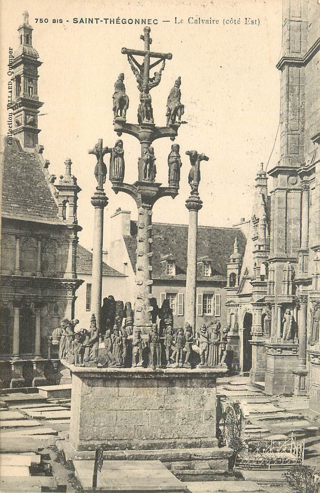 CPA Saint Thegonnec Le Calvaire (Cote Est)