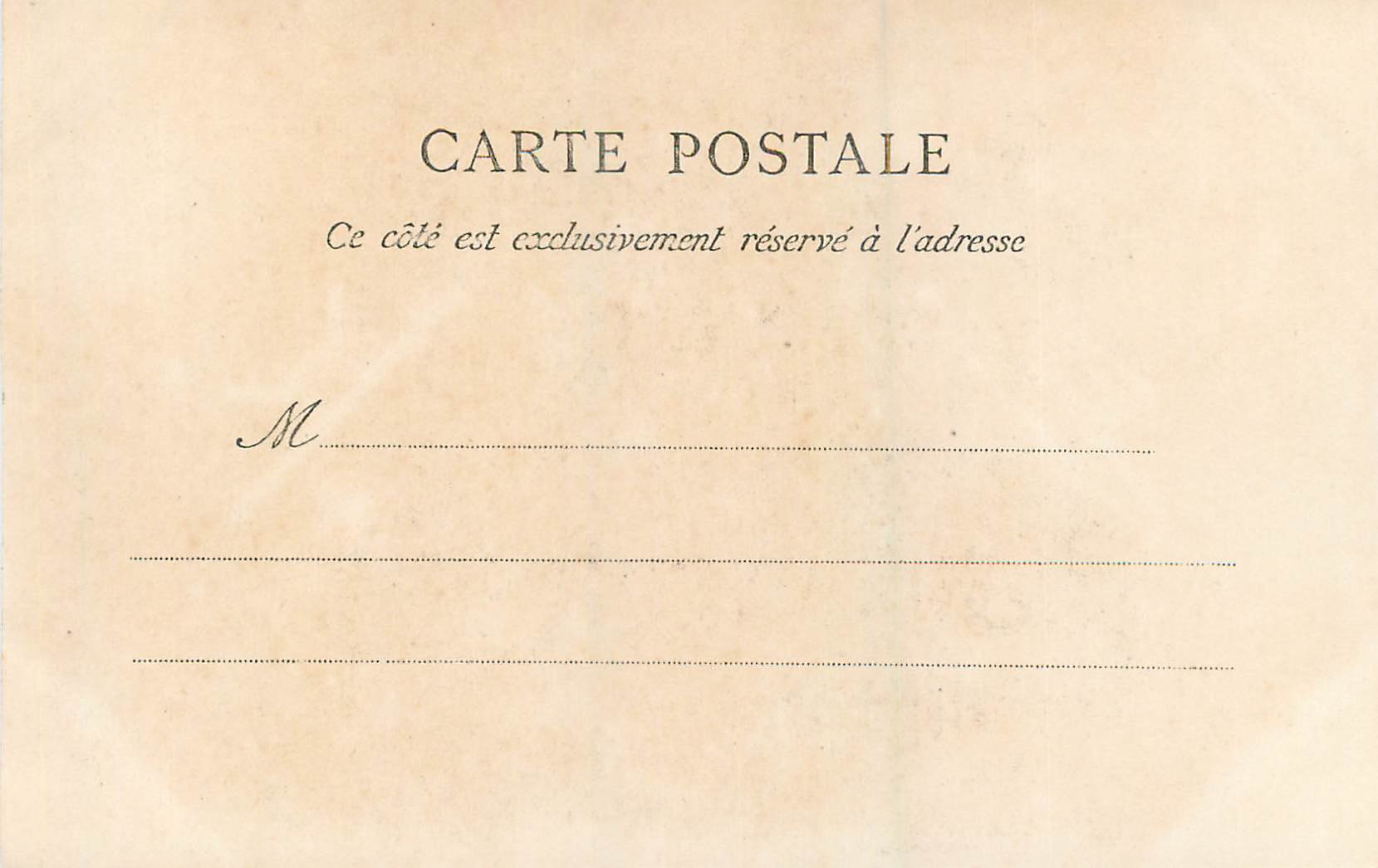 CPA Chateau de Pau Ecran brode par Jeanne d'Albret — Rückseite