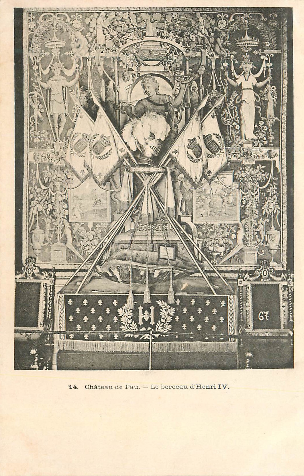 CPA Chateau de Pau Le Berceau d'Henri IV
