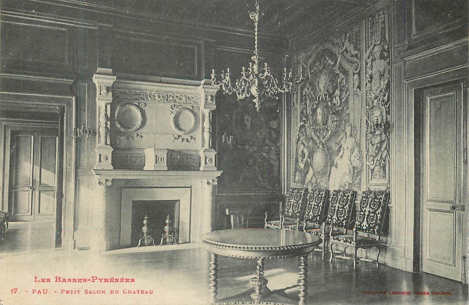 Pau - Petit Salon du Château — Les Basses-Pyrénées — Phototypie Labouché, Toulouse, n°17