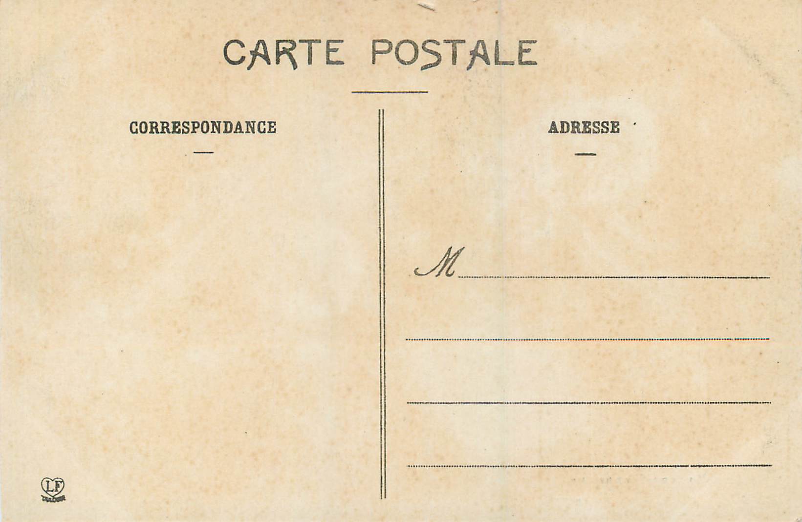 Pau - Petit Salon du Château — Les Basses-Pyrénées — Phototypie Labouché, Toulouse, n°17 — Rückseite